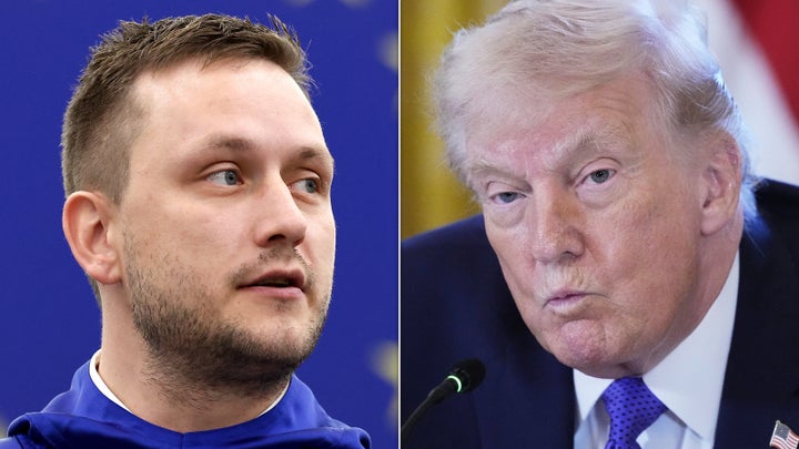 Greenland Prime Minister Jens-Frederik Nielsen, left, and other Greenland party leaders have rebuked U.S. President Donald Trump's push for U.S. control of the island.