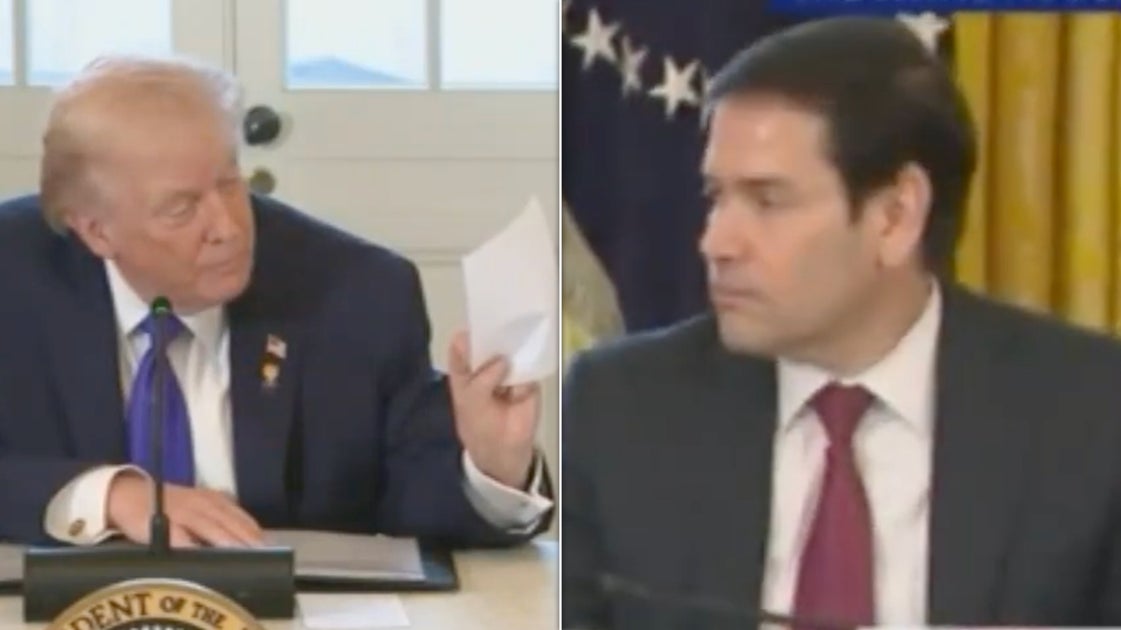 Marco Rubio Passes Trump A Private Note And He Immediately Reads It Out Loud