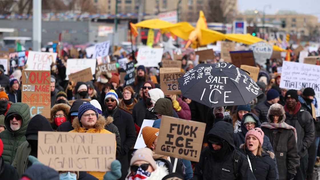 Anti-ICE Protesters Assemble Across U.S. After Shootings In Minneapolis And Portland
