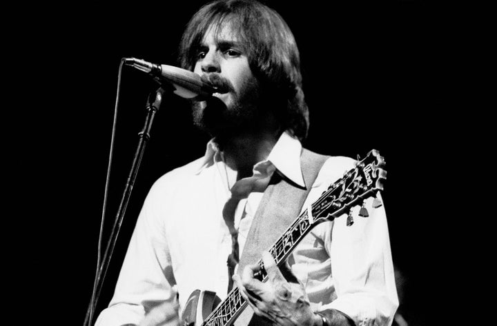 Bob Weir of the Grateful Dead at the Auditorium Theater in Chicago, Illinois, May 12, 1977. (Photo by Paul Natkin/Getty Images)
