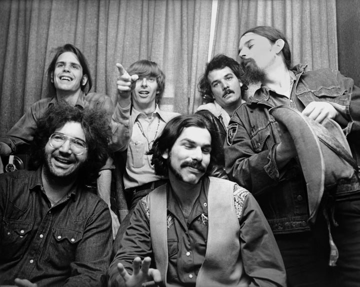 The Grateful Dead, 1970 (clockwise): Bob Weir, Phil Lesh, Bill Kreutzmann, Ron "Pigpen" McKernan, Mickey Hart and Jerry Garcia (Photo by Chris Walter/WireImage)