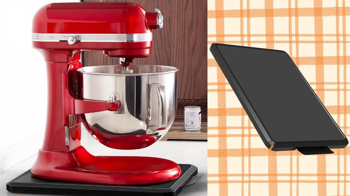 This Sliding Tray Makes Moving Kitchen Appliances So Easy