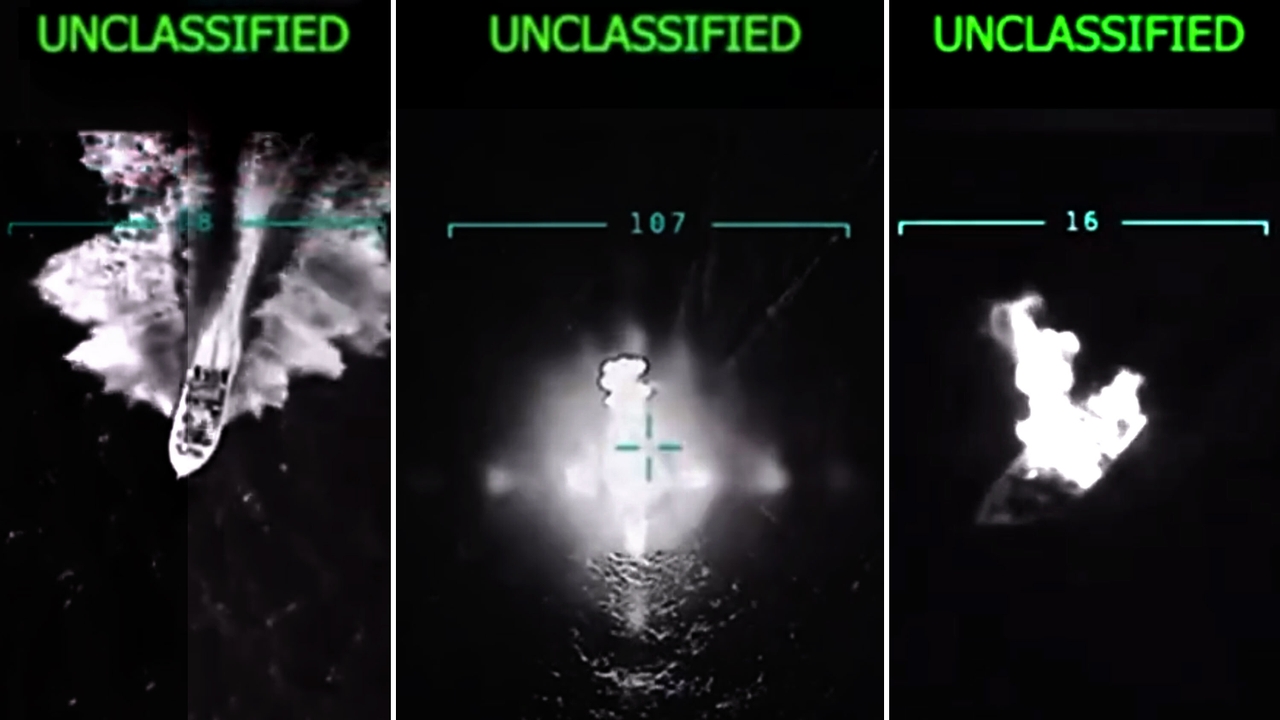 The Sept. 2 attack on a boat in the Caribbean. The Pentagon has refused to release the full video showing the follow-up missile strike.
