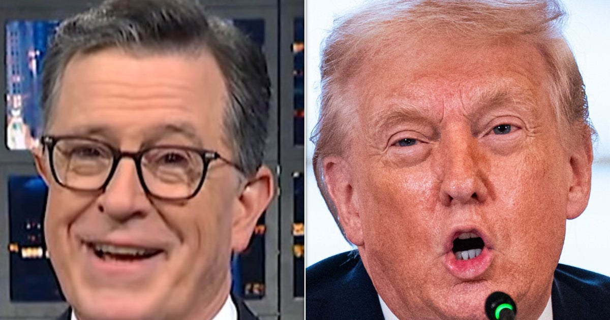 '100%': Stephen Colbert Has A Gross Theory For Trump's 'Weird' Meeting Moment
