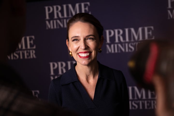 Jacinda Ardern attends the Jacinda Ardern "Prime Minister" London Premiere at the Curzon Mayfair on Dec. 1, 2025 in London, England.