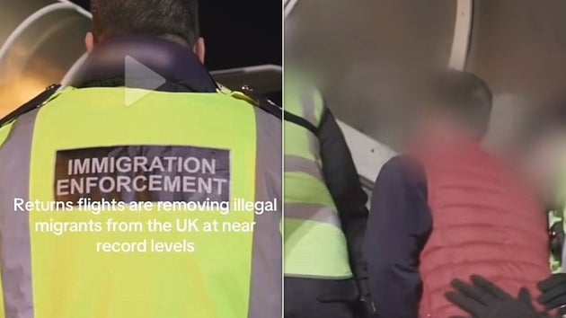 The government's new deportations TikTok, @securebordersuk
