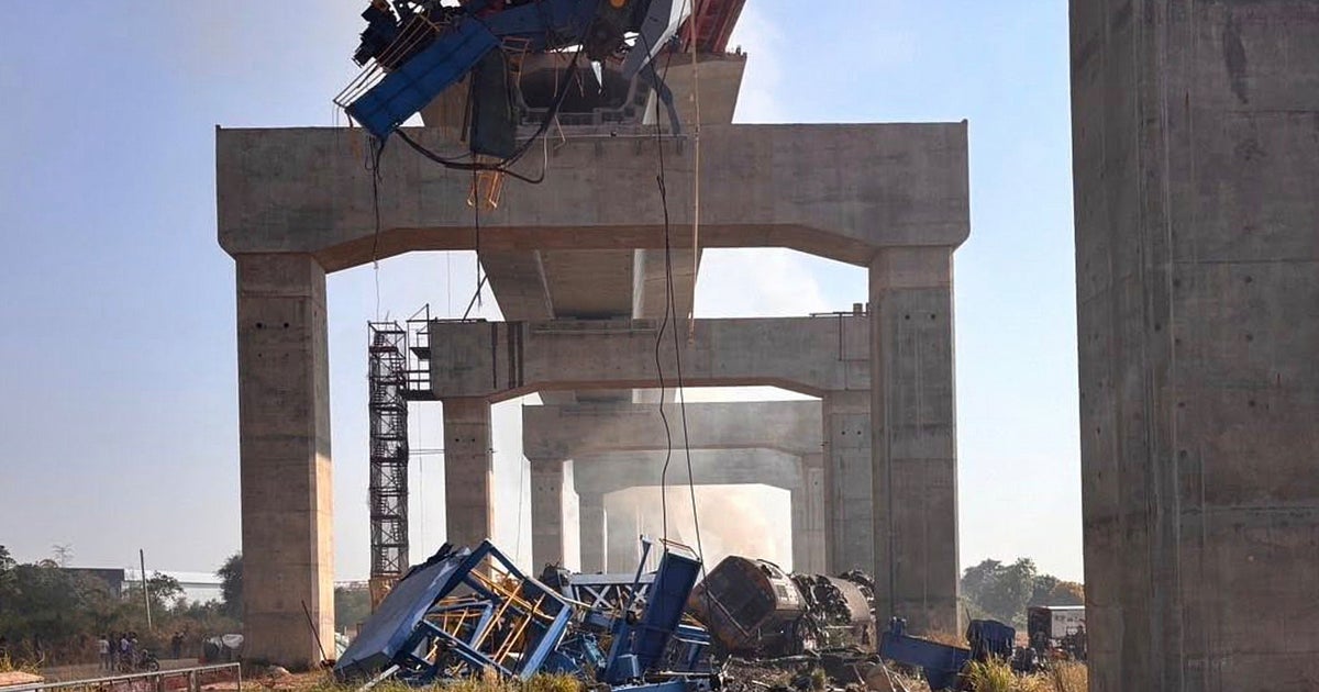 Construction Crane Falls On Passenger Train In Thailand, Killing At Least 22
