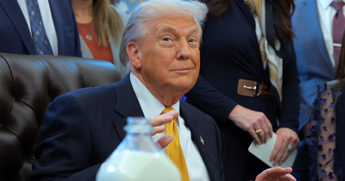 'Isn't The Flex You Think It Is': Critics Pour Trump's Weird Milk Brag Down The Drain