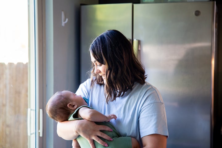 It's best for parents and caregivers to communicate their boundaries and expectations before relatives or friends visit a newborn.