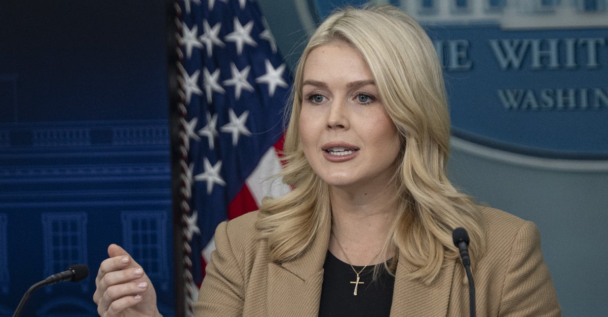 Karoline Leavitts Ausraster bringt ihr in den sozialen Medien keine Fans ...