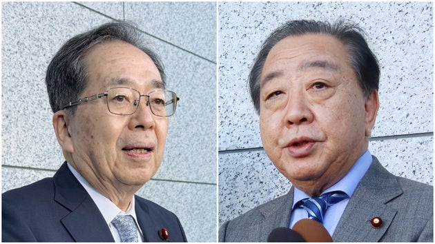 公明・斉藤鉄夫代表と立憲・野田佳彦代表