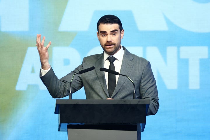 Shapiro, seen here at the 2024 Conservative Political Action Conference in Argentina