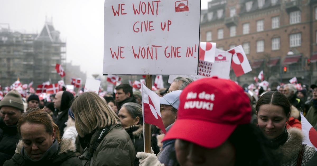 Trump's Takeover Threat Sparks Protests In Denmark Supporting Greenland