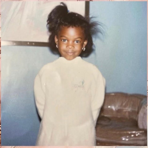 The author as a young child, already experiencing her special abilities.