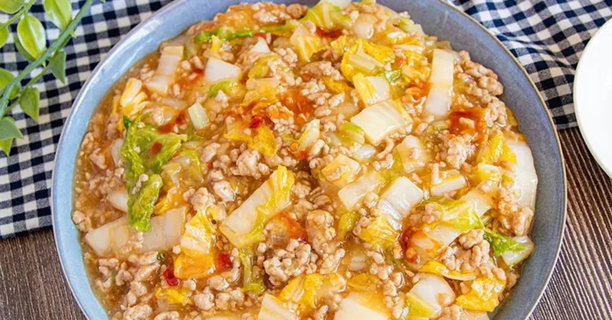 余ってる白菜、全部入れちゃって！10分でできる「マーボー白菜」が家族に大好評【フライパンひとつ】