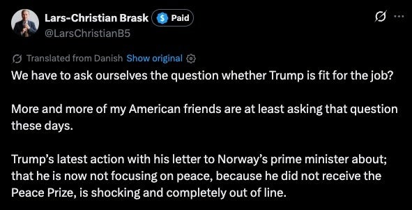 Lars-Christian Brask on X