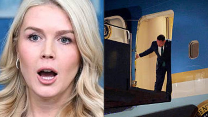 Karoline Leavitt Brings Up Sore Point During Air Force One Turnaround 1 Karoline Leavitt joked about the electrical problem that caused the return of Air Force One.