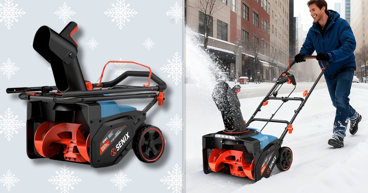 This Back-Saving Snow Blower Is 50% Off — Just In Time For A Major Winter Storm