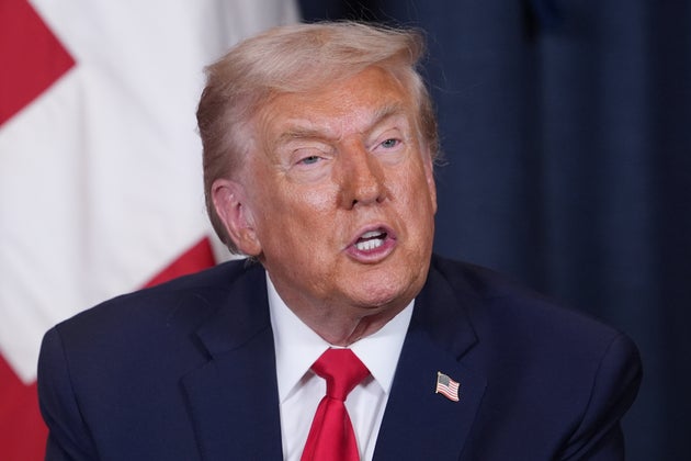 President Donald Trump speaks during a meeting with President of the Swiss Confederation Guy Parmelin during the Annual Meeting of the World Economic Forum in Davos, Switzerland, Wednesday, Jan. 21, 2026.
