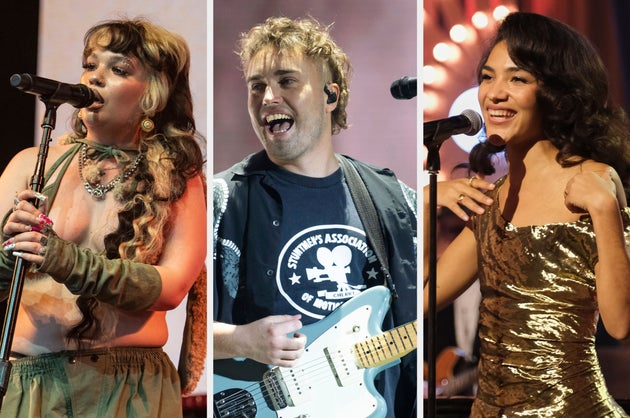 Brit Award nominees Lola Young, Sam Fender and Olivia Dean