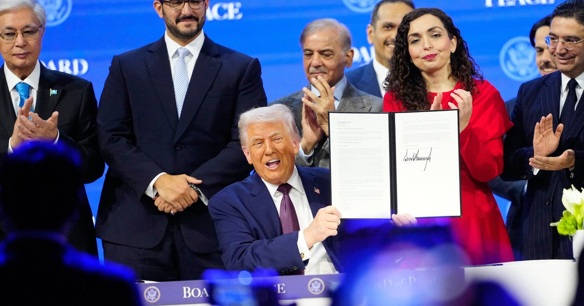 Trump Rolls Out His Board Of Peace At Davos, But Many Top U.S. Allies Aren't Participating