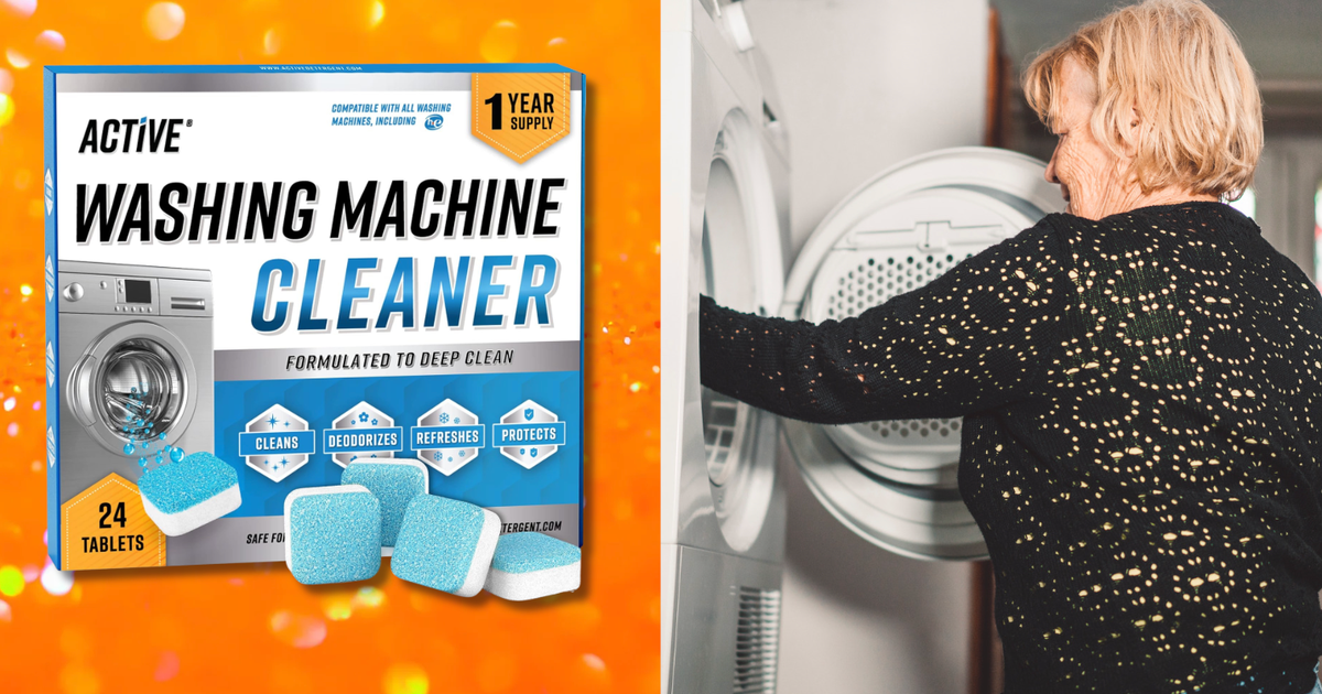 If Your Washing Machine Smells 'Like An Entire Football Team Used It,' Try These On-Sale Tablets