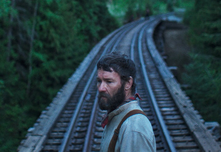 Joel Edgerton as Robert Grainier in "Train Dreams."