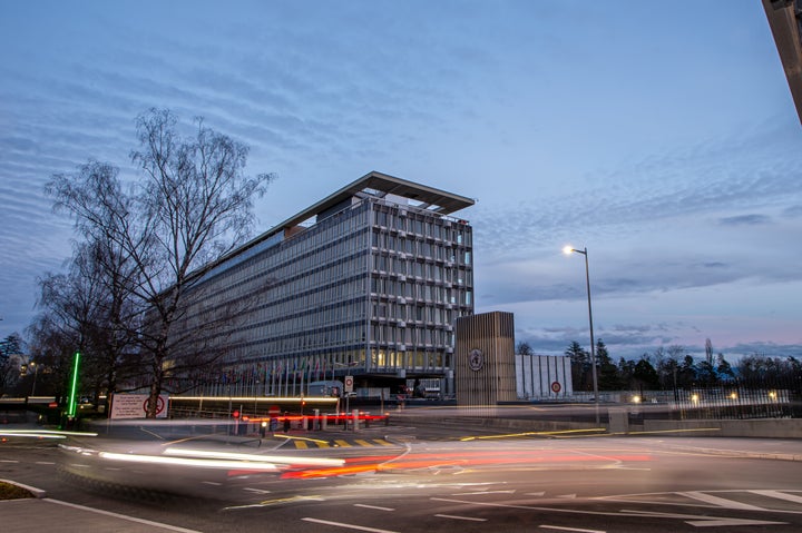 GENEVA, SWITZERLAND - JANUARY 23: The headquarters of the World Health Organization (WHO) stands on January 23, 2025 in Geneva, Switzerland (Photo by Robert Hradil/Getty Images)