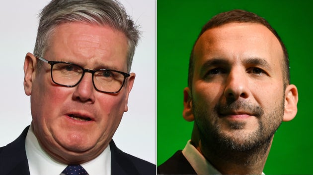 Keir Starmer and Zack Polanski