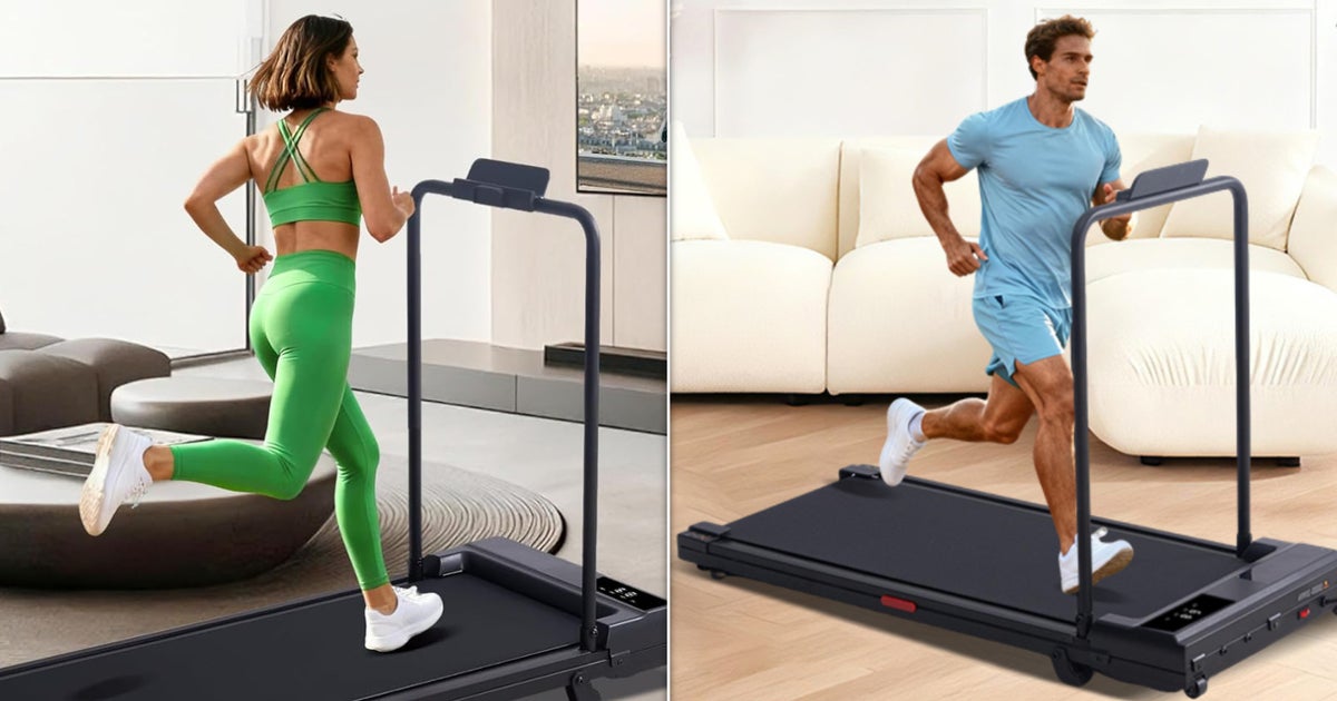 This Folding Treadmill Is 'A Game-Changer for Small Spaces and Big Goals' — And It's Under $100 Today