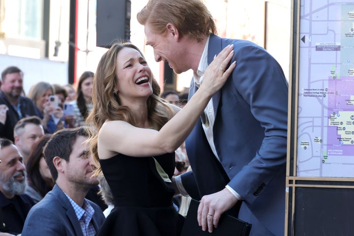 Rachel McAdams, left, and her 