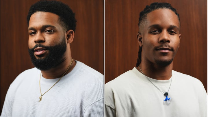 Julien (L) and Justen Turner (R) began their filmmaking careers doing ad campaigns with Nike, Adidas, Air Jordan, Sesame Street and more brands, which landed the Webby Award-winning directing duo on Forbes' 30 Under 30 list in 2023.