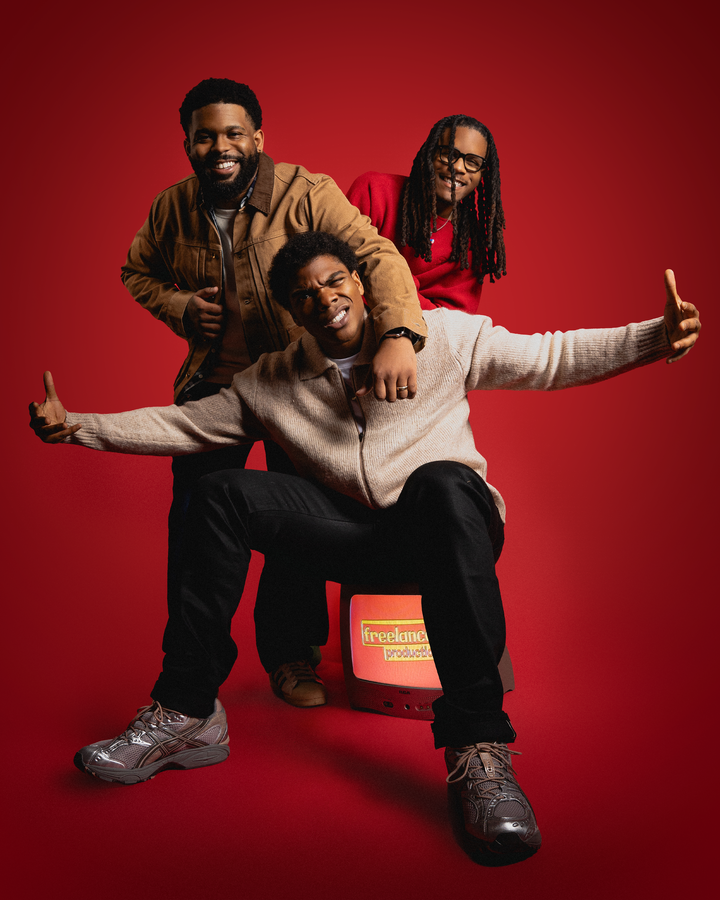 Spence Moore II (center) and the Turner Brothers promised to collaborate on a project one day after connecting at a college workshop years ago. Now, they're making their Sundance debut together.