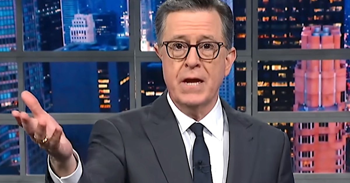 Stephen Colbert Brings Down The House With 2 Scathing Words About Trump Admin