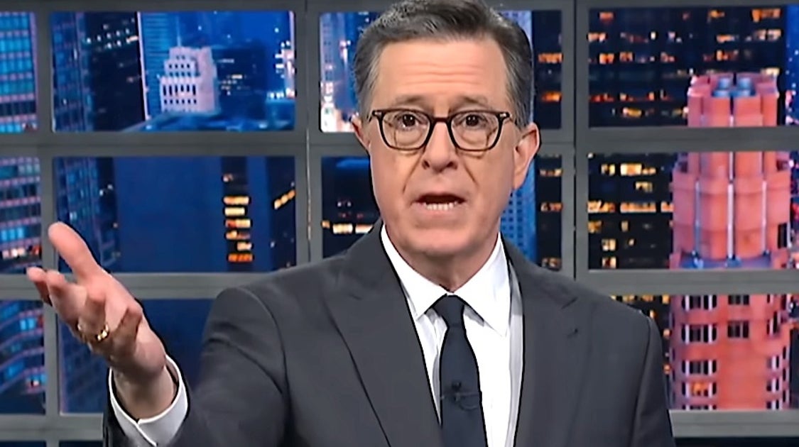 Stephen Colbert Brings Down The House With 2 Scathing Words About Trump Admin