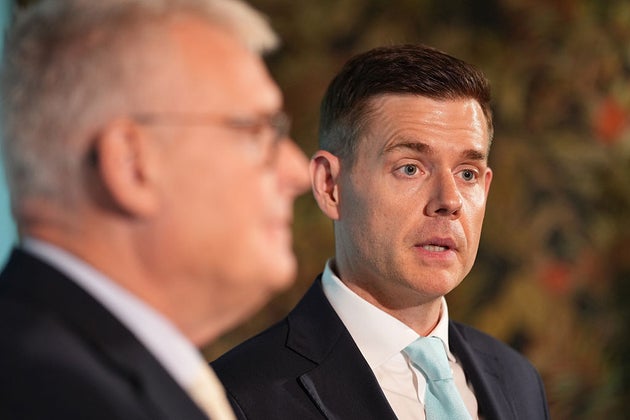 Matt Goodwin is announced as Reform UK candidate for Gorton and Denton by Lee Anderson.