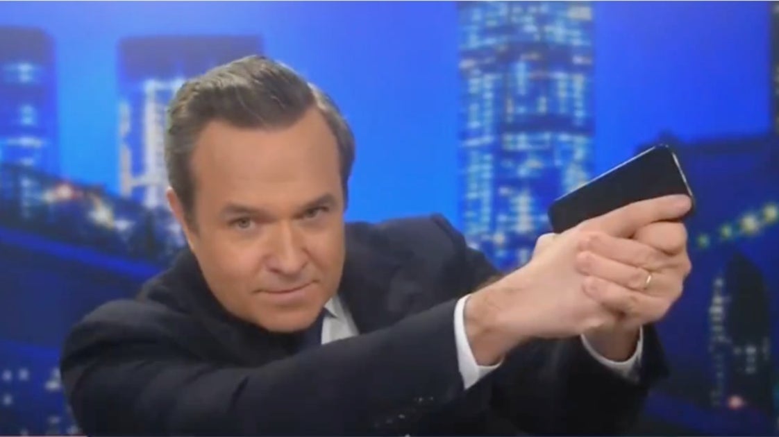 Newsmax Host Points Phone Like A Gun And Compares Alex Pretti To Serial Killer