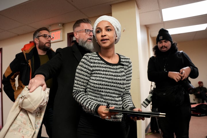 Man Tackled After Spraying Unknown Substance On Rep. Ilhan Omar ...