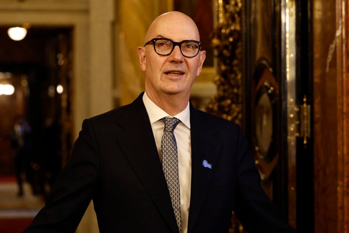 French Minister of the Economy, Finance, and Industrial, Energy, and Digital Sovereignty Roland Lescure arrives for a meeting of energy ministers from nine European countries and representatives of the European Commission at the 2026 North Sea Summit on January 26, 2026 in Hamburg, Germany. (Photo by Morris MacMatzen/Getty Images)
