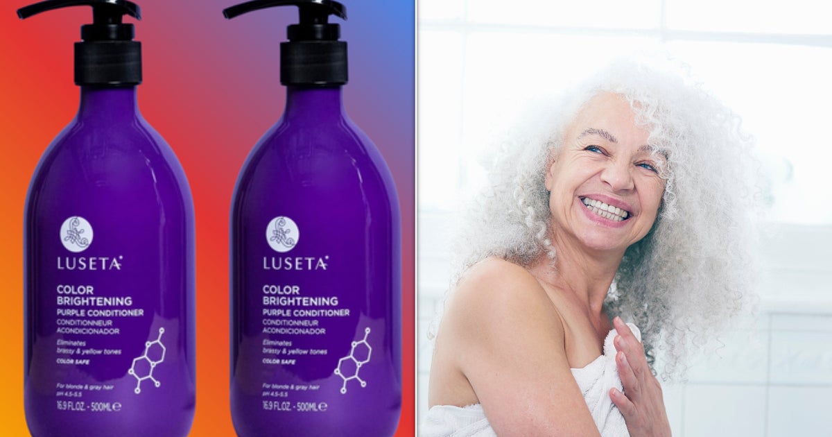 This Purple Shampoo & Conditioner For Grays Is Salon-Quality