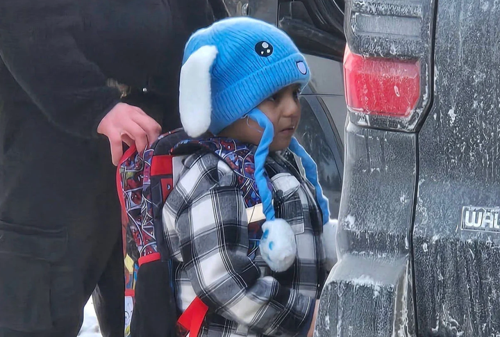 Five-year-old Liam Conejo Ramos was detained by ICE agents on Jan. 20, 2026 in a suburb of Minneapolis. He's the 6th child in his school district to be taken away by federal agents in January, and 4th one at his school.