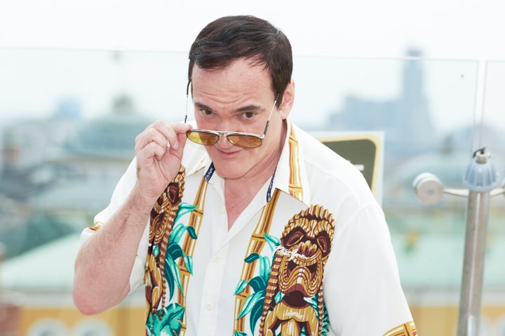 Quentin Tarantino attends the film's photocall 