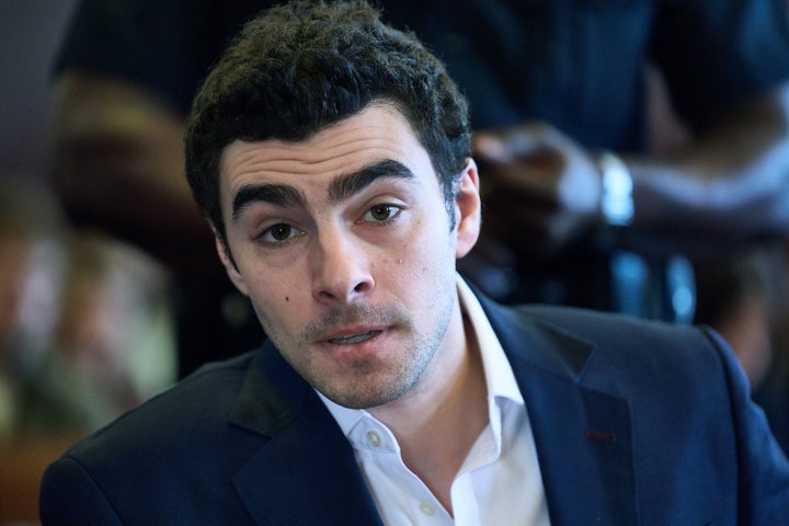 Luigi Mangione appears for a suppression of evidence hearing in the killing of UnitedHealthcare CEO Brian Thompson in Manhattan Criminal Court on December 18, 2025 in New York City. (Photo by Curtis Means-Pool/Getty Images)