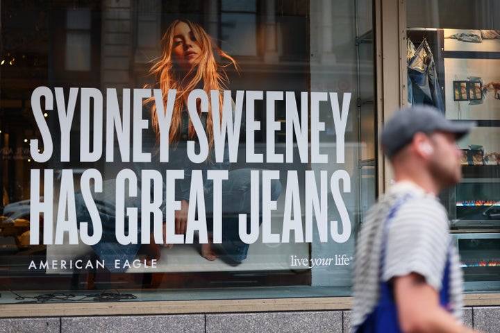 A showcase for Sweeney's controversial American Eagle advertisement.