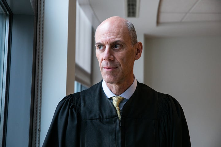 This file photograph shows James Boasberg on Monday, March 13, 2023.(Valerie Plesch/Bloomberg via Getty Images)