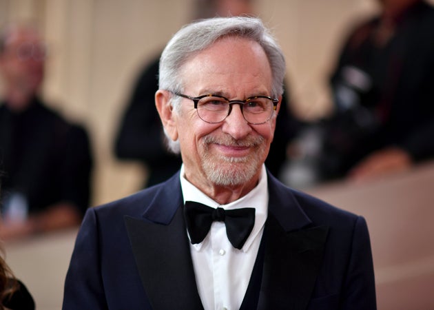 Steven Spielberg at the Golden Globes last month