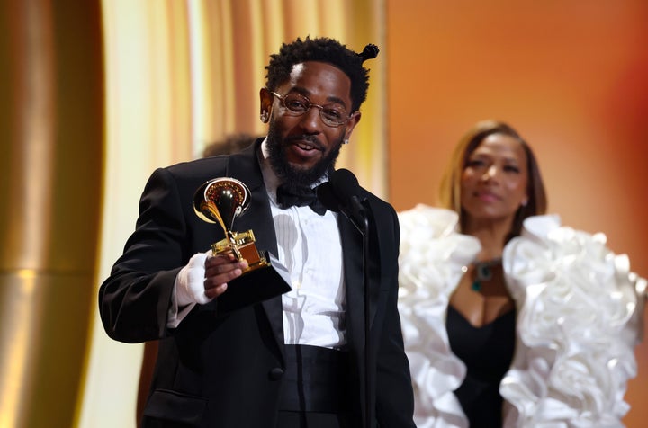 Kendrick Lamar was crowned the most Grammy-winning rapper of all time with his Best Rap Album trophy.