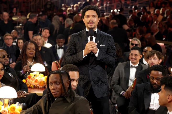 Host Trevor Noah had the crowd in the palm of his hand.