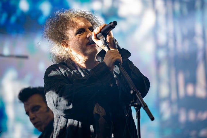 Robert Smith of The Cure on stage in 2023