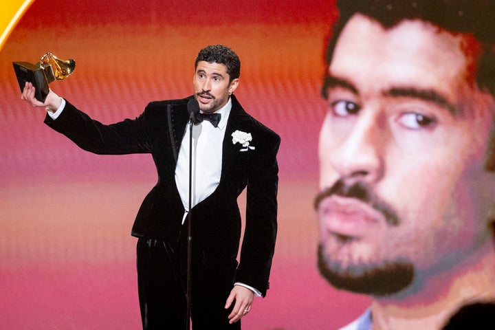 Bad Bunny spoke out against ICE while accepting the Grammy for Album of the Year.